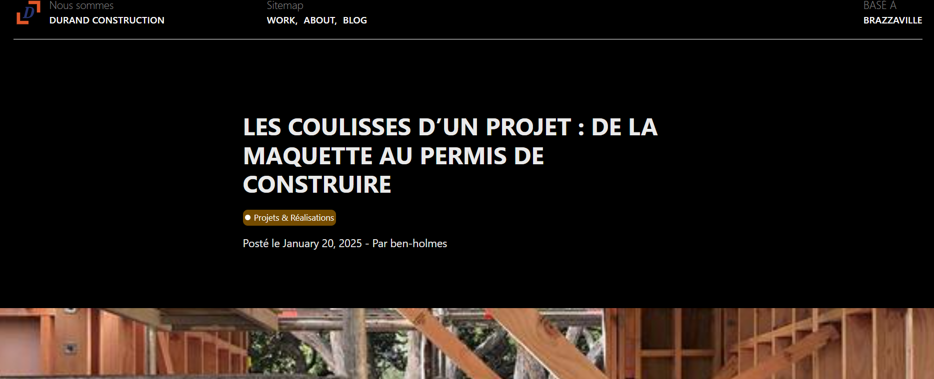 Durand Construction - Footer